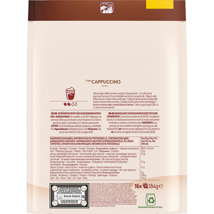 Dosette SENSEO Cappuccino x16 186g