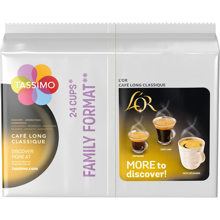 Dosette TASSIMO Café Long CLASSIQUE x24