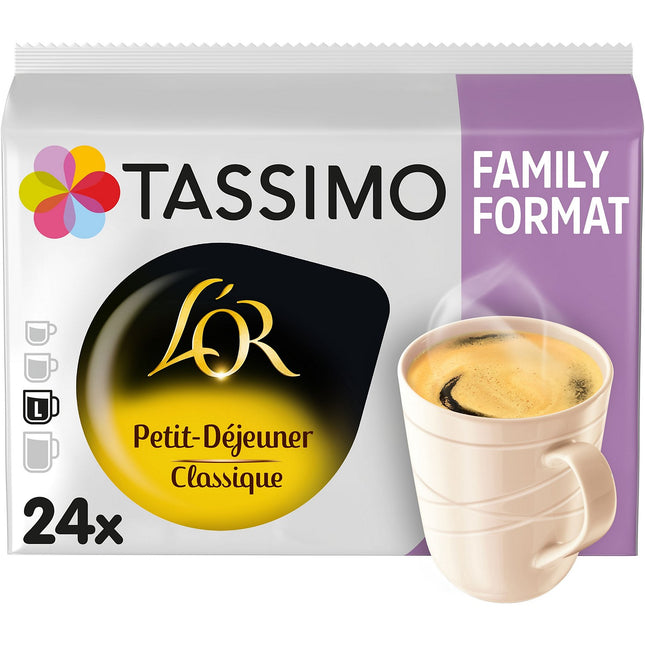 Dosette TASSIMO Petit Déjeuner CLASSIQUE x24