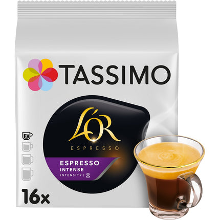 Dosette TASSIMO espresso intense x16