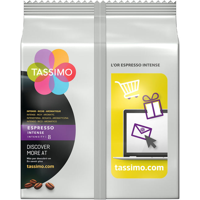 Dosette TASSIMO espresso intense x16
