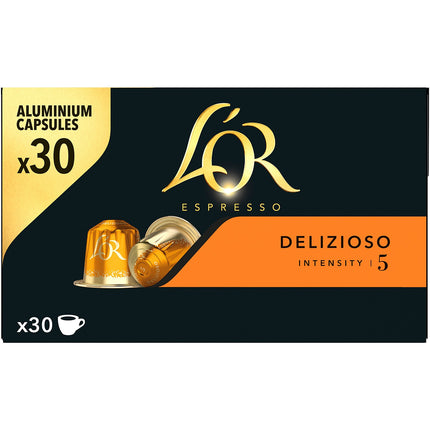 Capsules L'OR Espresso DELIZIOSO x30 156g