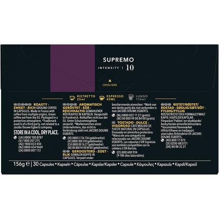 Capsules L'OR Espresso SUPREMO x30 156g