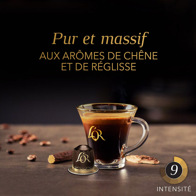 Capsules L'OR Espresso FORZA x40 + 10 offertes