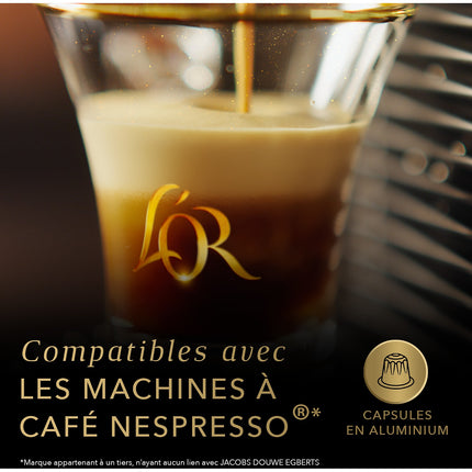 Capsules L'OR Espresso RISTRETTO x40 + 10 offertes