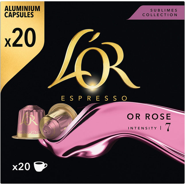 Capsules L'OR Rose 20 capsules