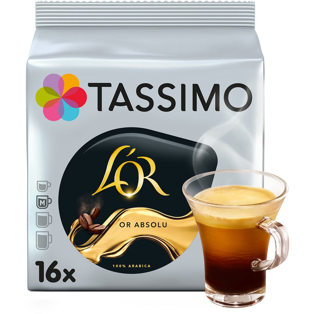 Dosette TASSIMO Café Long ABSOLU 104g 16 Tasses
