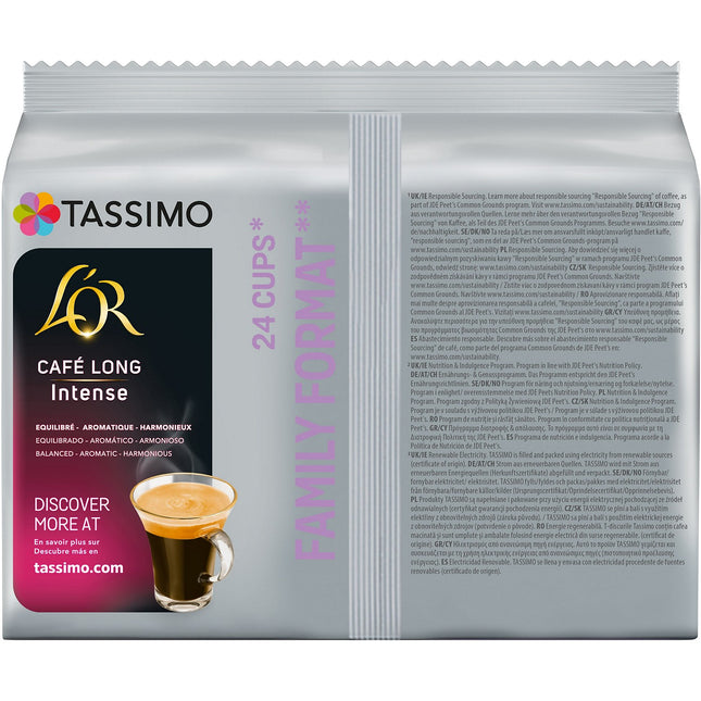 Dosette TASSIMO Café Long INTENSE x24
