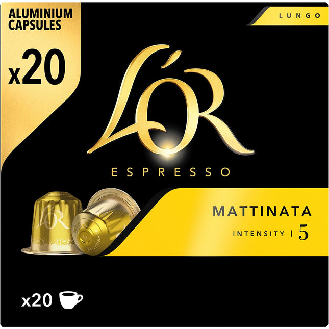 Capsules L'OR Espresso LUNGO MATTINATA x20