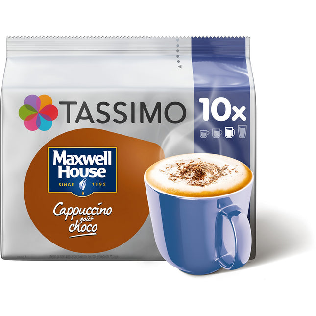 Dosette TASSIMO MAXWELL HOUSE Cappuccino CHOCO x10