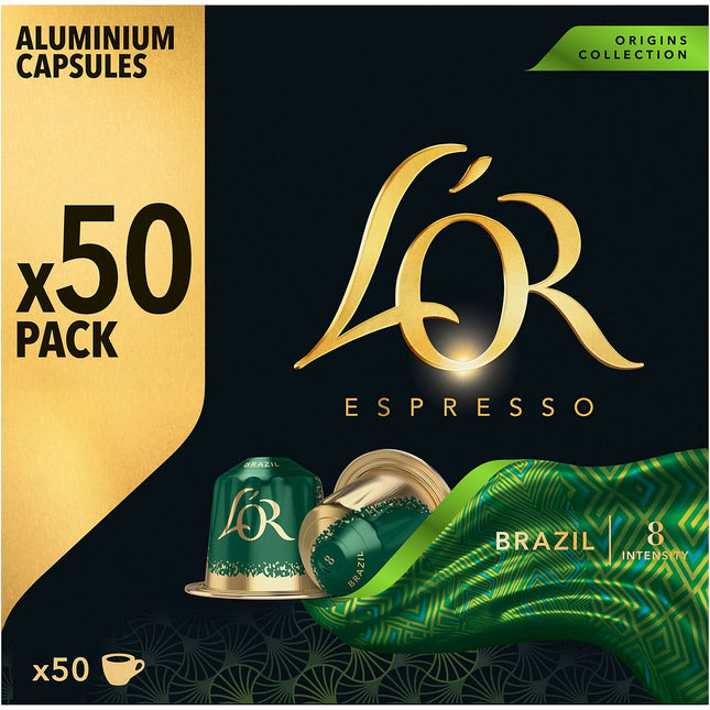 Capsules L'OR Espresso Brésil x50