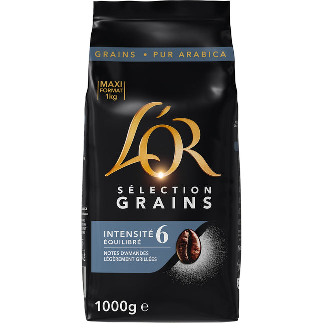 Café en grain L'OR L OR Sélection Grains 1 Kg
