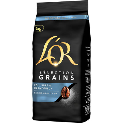 Café en grain L'OR L OR Sélection Grains 1 Kg