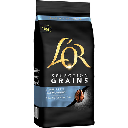 Café en grain L'OR L OR Sélection Grains 1 Kg