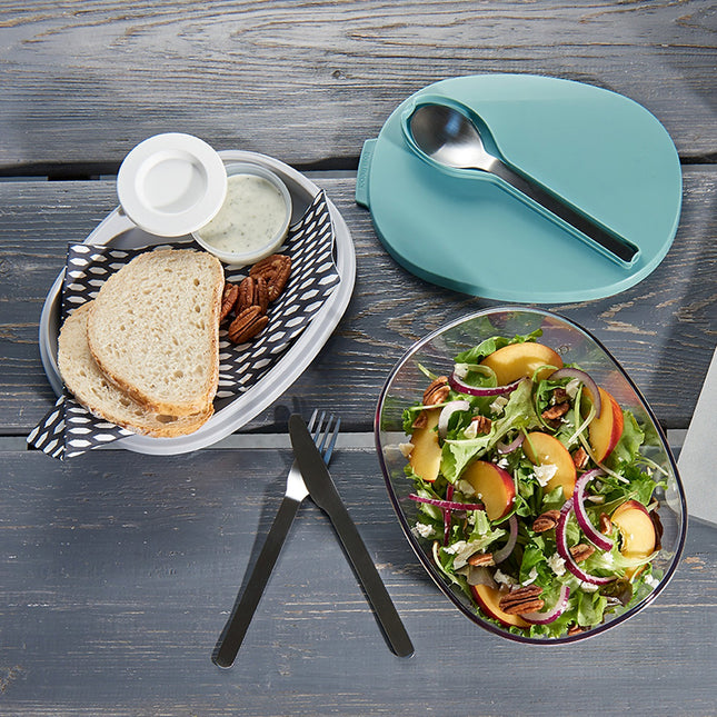 Boîte hermétique MEPAL à salade Ellipse blanc