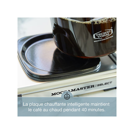 Cafetière filtre MOCCAMASTER Polished Silver
