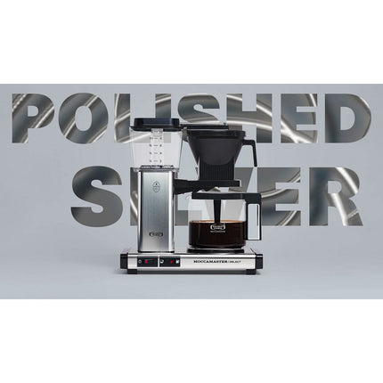 Cafetière filtre MOCCAMASTER Polished Silver