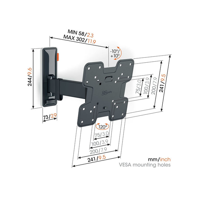 Support mural TV VOGEL'S TVM 3225 19-43''