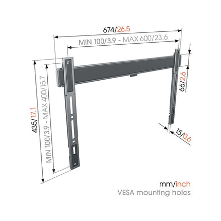 Support mural TV VOGEL'S ELITE TVM 5605 40-100''