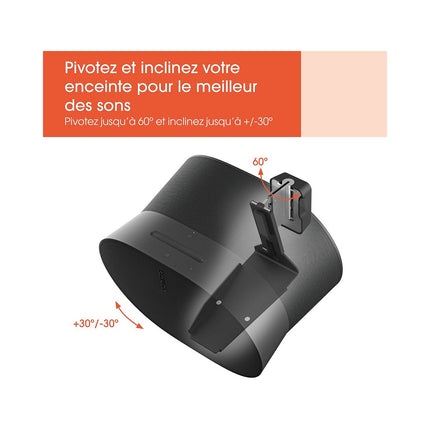 Support enceinte VOGEL'S Pour SONOS ERA 300 noir SWM 4131