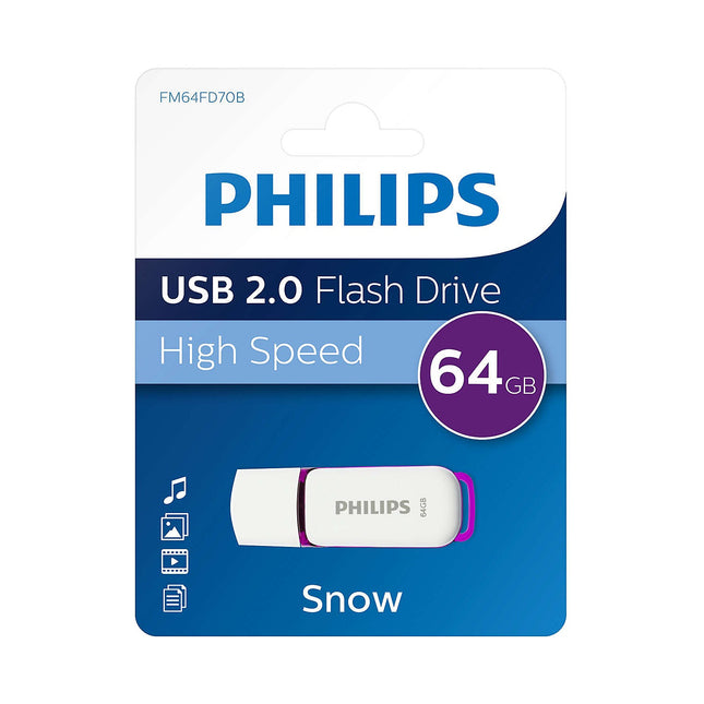 Clé USB PHILIPS SNOW 2.0 64Go