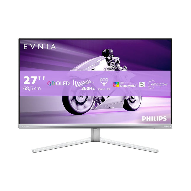 Ecran PC Gamer PHILIPS Evnia 27M2N8500 27" QHD 360Hz QD-OLED HDR True Black 400 HDMI 2.1 USB-C 15W Ambiglow