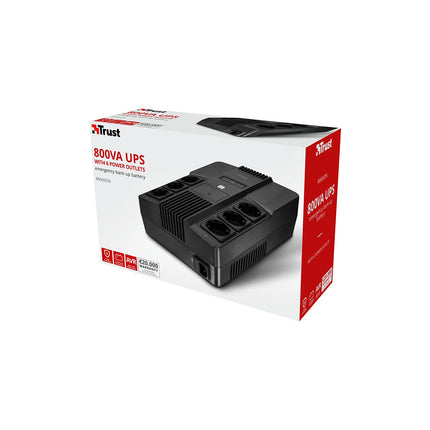 Onduleur TRUST Paxxon 800 VA 6 prises