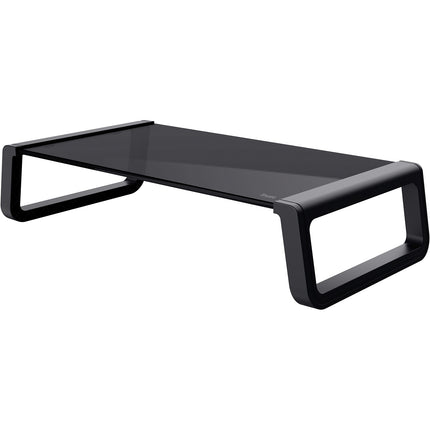 Support écran PC TRUST en verre MONTA noir