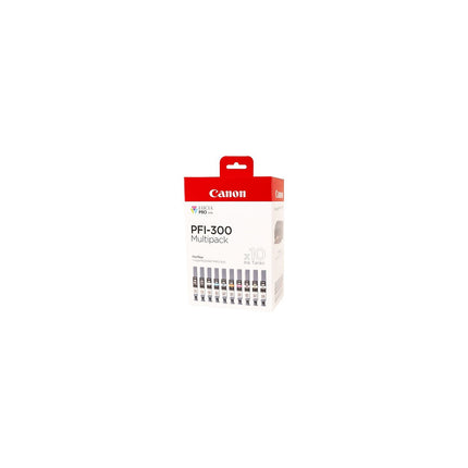 Cartouche d'encre CANON Pack Multipack 10 Originales PRO-300 (Couleurs Photo) - 4102C001