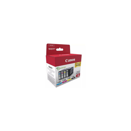 Cartouche d'encre CANON Pack Multipack 4 Originales PGI-1500 XL (Noir + 3 Couleurs) - 9218B004