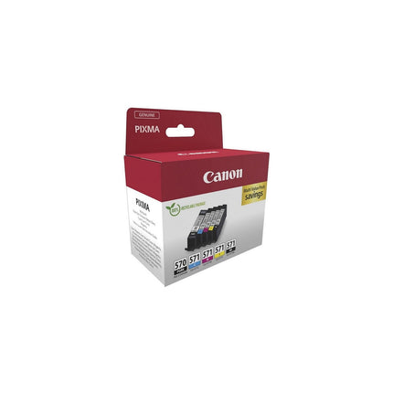 Cartouche d'encre CANON Pack Multipack 5 Originales PGI-570/CLI-571 (Noir + 4 Couleurs) - 0372C004