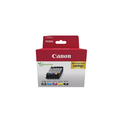 Cartouche d'encre CANON Pack Multipack 5 Originales PGI-570/CLI-571 (Noir + 4 Couleurs) - 0372C004