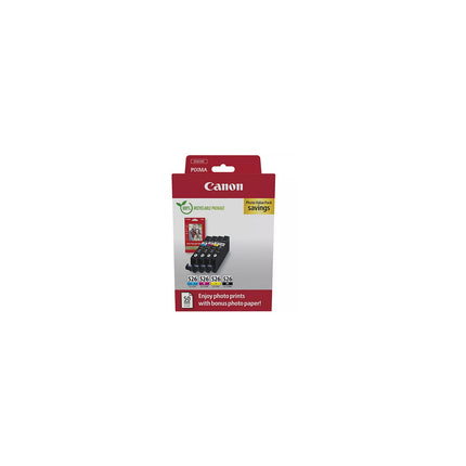 Cartouche d'encre CANON Pack Multipack 5 Originales CLI-526 (BK/C/M/Y) - 4540B007