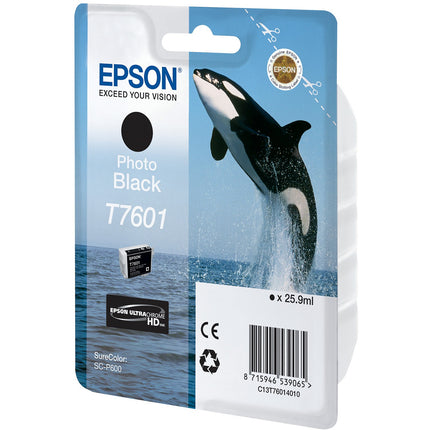 Cartouche d'encre EPSON T7601 PHOTO NOIR ORQUE