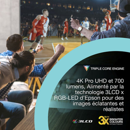 Vidéoprojecteur portable EPSON EF-62B 2025, son signé Bose
