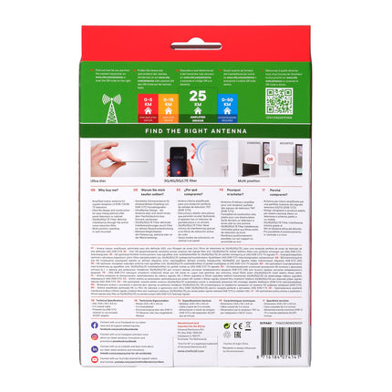 Antenne intérieure ONE FOR ALL SV9440 filtre 5G