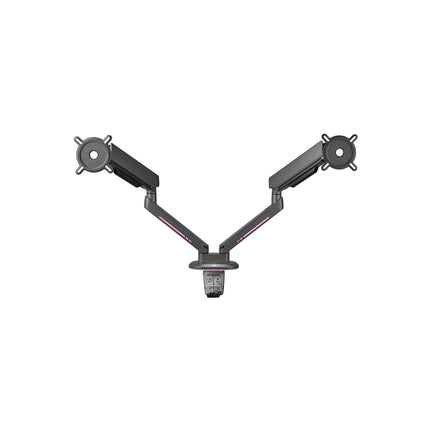 Support écran PC ONE FOR ALL 2 écrans 21/45'' noir RGB inclinable