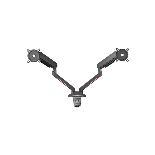 Support écran PC ONE FOR ALL 2 écrans 21/45'' noir RGB inclinable