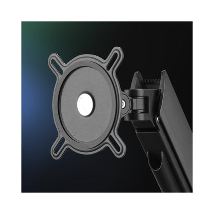 Support écran PC ONE FOR ALL 2 écrans 21/45'' noir RGB inclinable