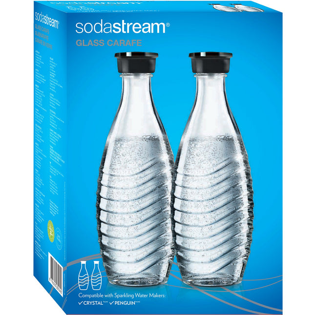 Bouteille SODASTREAM Pack de 2 carafes verre