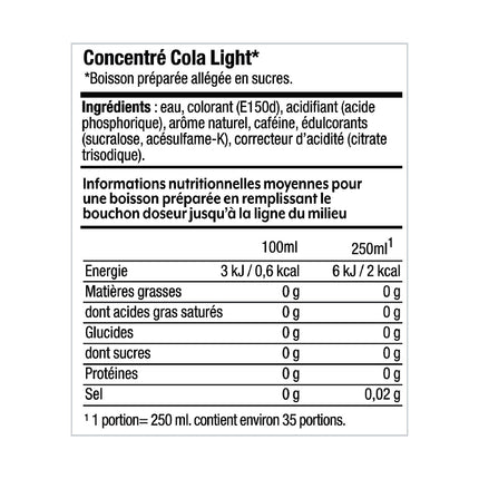 Concentré SODASTREAM COLA LIGHT 440ml