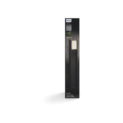 Lampe connectée PHILIPS HUE White 9.5W TURACO Anthracite Ext