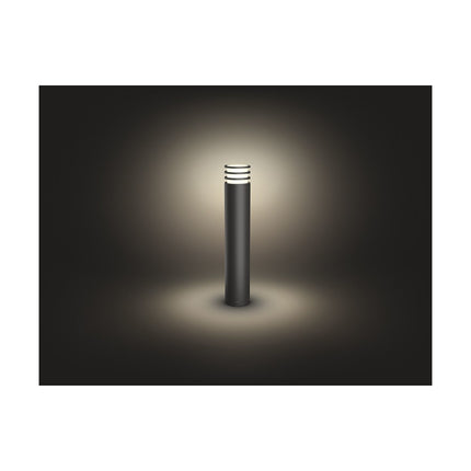 Lampe connectée PHILIPS Hue LUCCA Potelet 1x9.5W - Anthracite