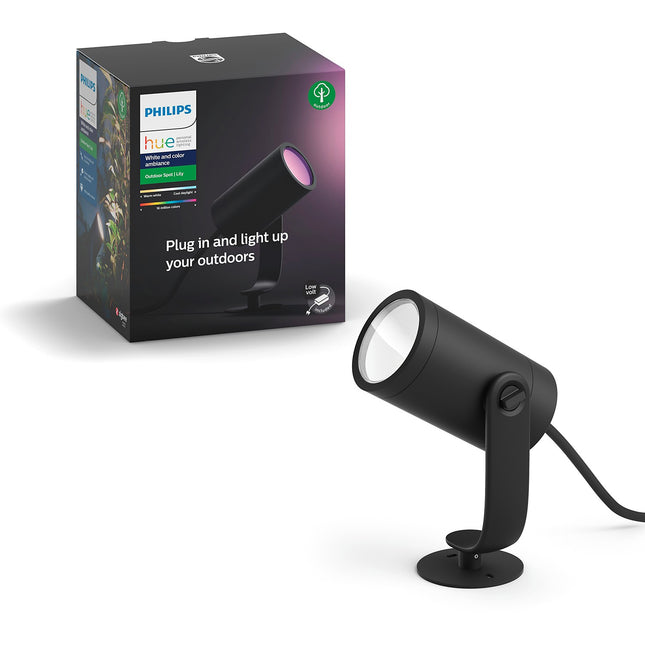 Lanterne PHILIPS HUE W&C LILY 8W Anthracite Ext