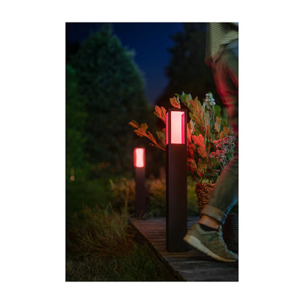 Lampe connectée PHILIPS HUE IMPRESS Potelet - Noir