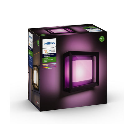 Lampe connectée PHILIPS HUE W&C ECONIC Noir Ext