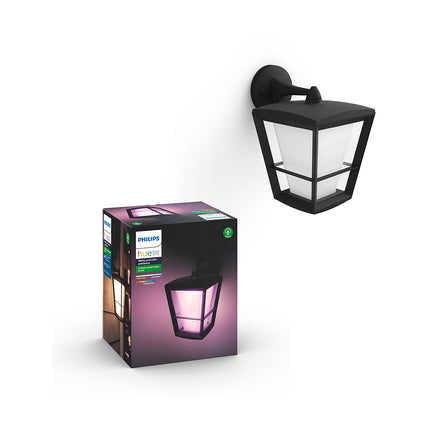 Lampe connectée PHILIPS HUE W&C ECONIC Noir Ext
