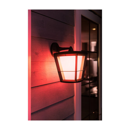 Lampe connectée PHILIPS HUE W&C ECONIC Noir Ext