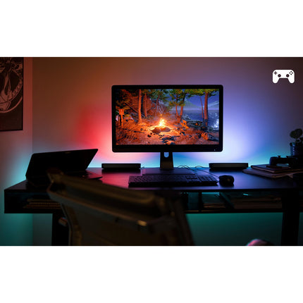 Lampe connectée PHILIPS HUE W&C Play x1 avec alim. Blanc
