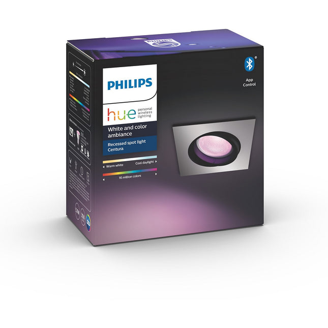 Luminaire PHILIPS HUE W&C CENTURA carré